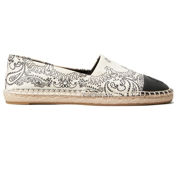 New Tory Burch Americana Bandana Espadrille Size: 10 - Picture 3 of 3